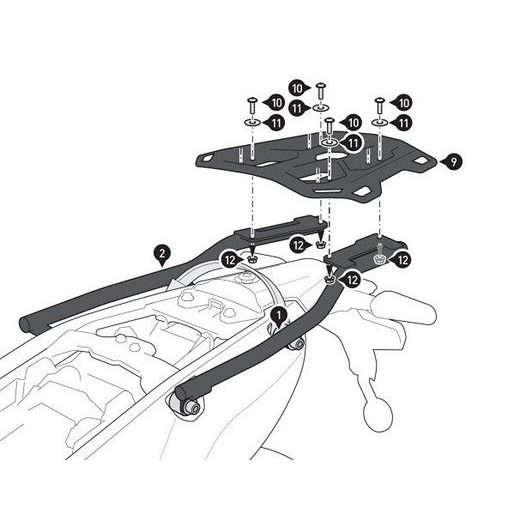 SW MOTECH ADVENTURE-RACK PRO ROYAL ENFIELD HIMALAYAN 450 RALLY (25-).