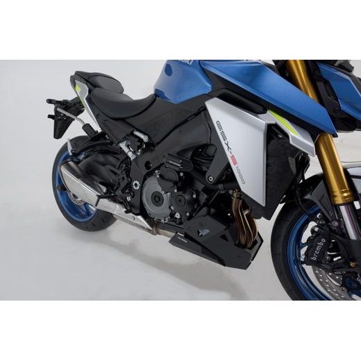 SW MOTECH FRONT SPOILER BLACK. SUZUKI GSX-S 1000 (21-).