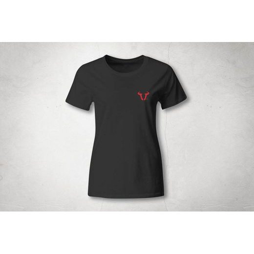 SW MOTECH T-SHIRT CORE LINE. BLACK. WOMEN. SIZE XL.