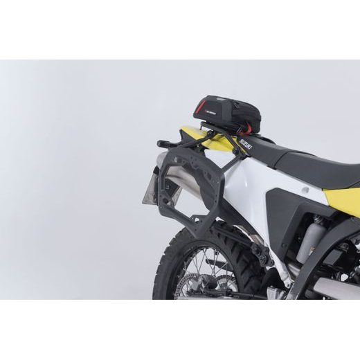 SW MOTECH TRAX ADV ALUMINIUM CASE SYSTEM BLACK. 37/37 L. SUZUKI DR-Z4S / SM (25-).