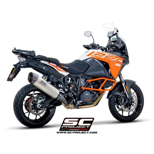 VÝFUKOVÝ SYSTÉM SC PROJECT PRO KTM - 1290 SUPER ADVENTURE (2017 - 2020) - ADVENTURE MUFFLER, TITANIUM