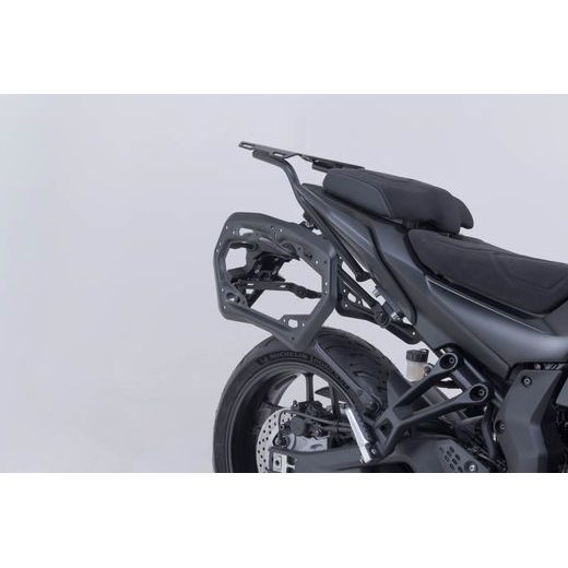 SW MOTECH TRAX ADV ALUMINIUM CASE SYSTEM BLACK. 37/37 L. YAMAHA TRACER 7 / GT (25-).