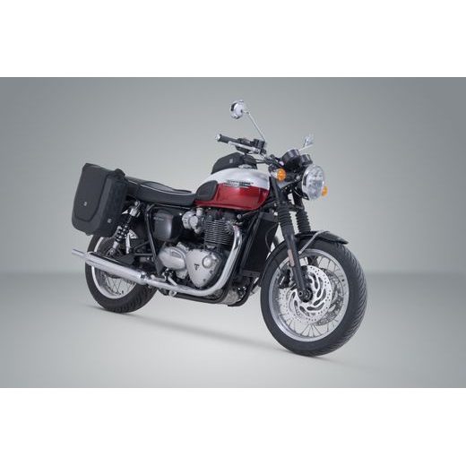 SW MOTECH LEGEND GEAR SIDE BAG SYSTEM V-LOC 16/16 L. TRIUMPH BONNEV. T100 (16-)/ T120 (15-).