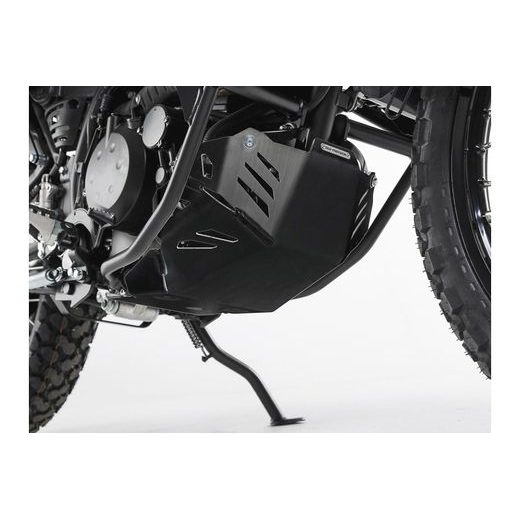 SW MOTECH KRYT MOTORU ČERNÁ. KAWASAKI KLR 650 (08-).