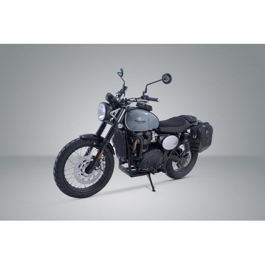 SW MOTECH LEGEND GEAR SIDE BAG SYSTEM LC BLACK EDITION TRIUMPH STREET CUP / SCRAMBLER / TWIN