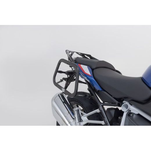 SW MOTECH TRAX ADV SADA BOČNÍCH KUFRŮ STŘÍBRNÉ 37/37 L. BMW R 1200 R/RS, R 1250 R/RS.