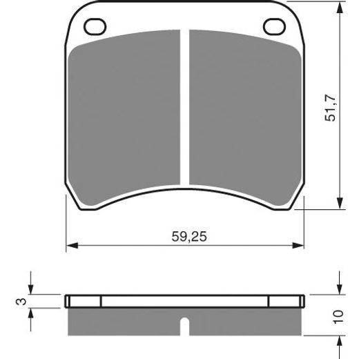 BRZDOVÉ DESTIČKY GOLDFREN 365 S3