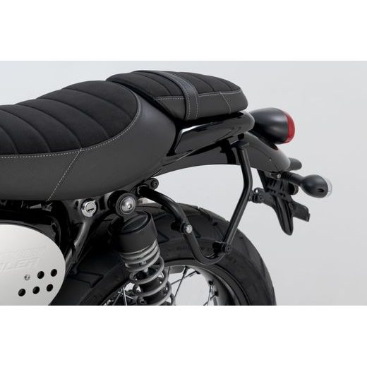 SW MOTECH LEGEND GEAR SIDE BAG SYSTEM LC BLACK EDITION TRIUMPH STREET CUP / SCRAMBLER / TWIN