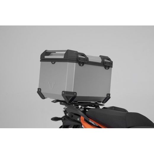 SW MOTECH TRAX ADV TOP CASE SYSTEM STŘÍBRNÝ KTM MODELS.