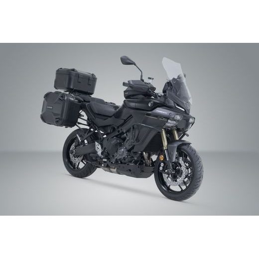 SW MOTECH ADVENTURE SET DUSC WITH TOP CASE L BLACK. YAMAHA TRACER 9 / GT / GT (24-).