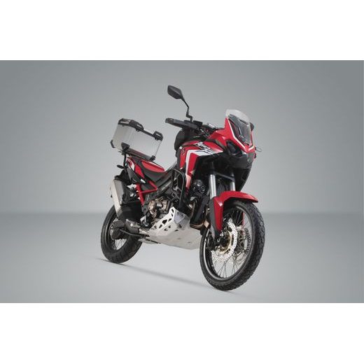SW MOTECH TRAX ADV TOP CASE SYSTEM SILVER. HONDA CRF1100L AFRICA TWIN (19-).