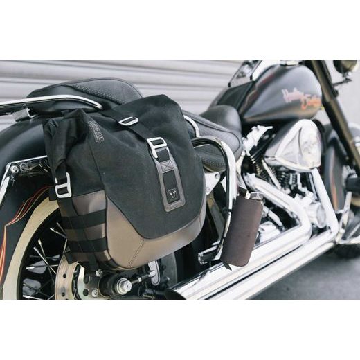 SW MOTECH LEGEND GEAR TAŠKY SADA - BLACK EDITION HARLEY DAVIDSON DYNA FAT BOY (07-