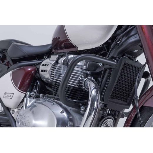 SW MOTECH CRASH BAR BLACK. CLASSIC 650 (24-) / SHOTGUN 650 (22-).