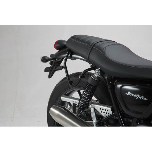 SW MOTECH LEGEND GEAR SIDE BAG SYSTEM LC BLACK EDITION TRIUMPH STREET TWIN (16-) / CUP (16-)