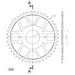 ŘETĚZOVÁ SADA EK - STŘÍBRNÝ ŘETĚZ 520 DEX, X-KROUŽEK, KOLEČKO JT POGUMOVANÉ, ROZETA SUPERSPROX PRO KTM ADVENTURE 390 / R 2024