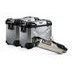 SW MOTECH TRAX ADV ALUMINUM CASE SYSTEM AKRAPOVIC SILVER. 45/37 L. TRIUMPH TIGER 900 (19-2