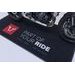 SW MOTECH SW-MOTECH BIKE CARPET 2.0X1.0 M. RECTANGULAR. BLACK. IMPRINT WHITE/RED.