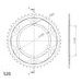 ŘETĚZOVÁ SADA D.I.D CHAIN - ZLATÝ ŘETĚZ 520 VX, X-KROUŽEK, KOLEČKO SUPERSPROX, ROZETA SUPERSPROX PRO BMW G 650 XCOUNTRY 2007-2010