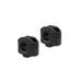 SW MOTECH ZVÝŠENÍ ŘÍDÍTEK 20 ČERNÉ, 22 MM