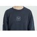 SW MOTECH CREWNECK UNISEX ? RIDERS LINE DARK GREY. OPTIC WASH. UNISEX. SIZE L.