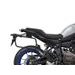 KOMPLETNÍ SADA BOČNÍCH ČERNÝCH HLINÍKOVÝCH KUFRŮ SHAD TERRA BLACK 36L/36L, VČETNĚ MONTÁŽNÍ SADY SHAD YAMAHA MT-07 TRACER / TRACER 700