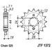 ŘETĚZOVÉ KOLEČKO JT JTF 1372-17RB 17 ZUBŮ, 525