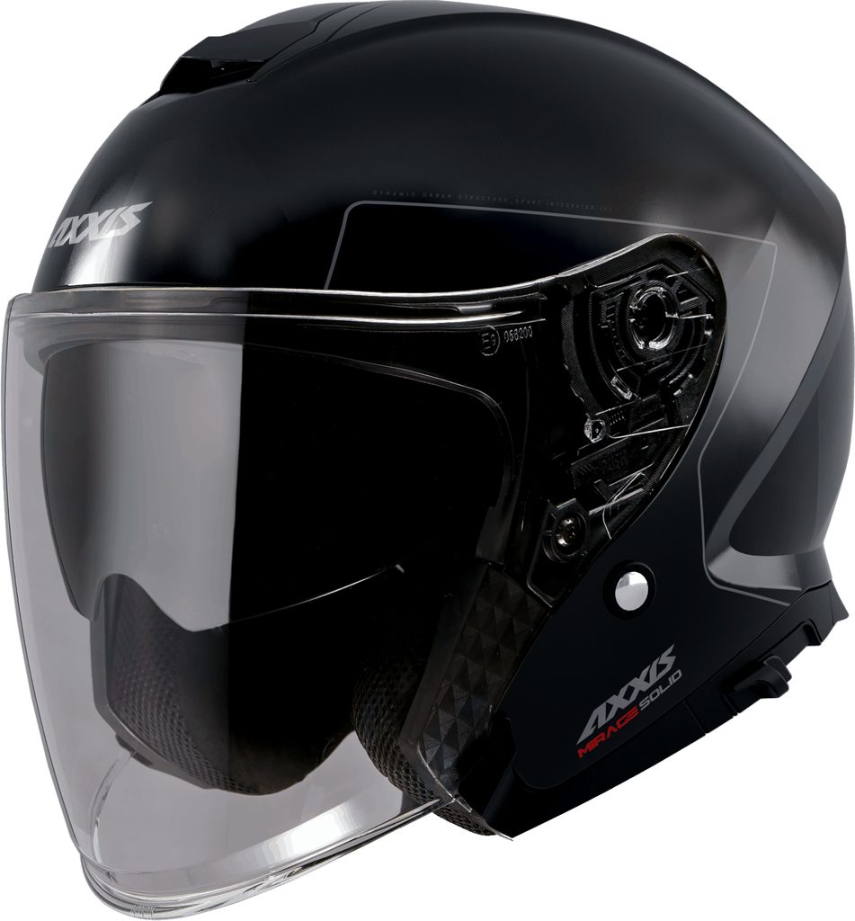 Motoroad56.cz - Otevřená helma AXXIS MIRAGE SV ABS solid matná černá XXL -  AXXIS - MIRAGE SV SOLID - Helmy AXXIS - MIRAGE SV, Otevřené přilby AXXIS,  Přilby AXXIS, Oblečení a přilby