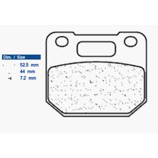 BRZDOVÉ DESTIČKY CL BRAKES 1243 MX10