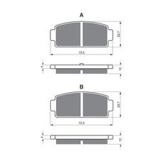 BRZDOVÉ DESTIČKY GOLDFREN 362 K5
