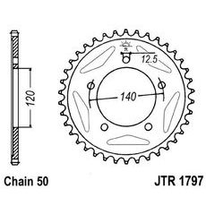 ŘETĚZOVÁ ROZETA JT JTR 1797-41 41 ZUBŮ, 530