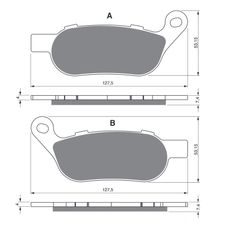BRZDOVÉ DESTIČKY GOLDFREN 273 S33 STREET REAR