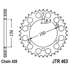 ŘETĚZOVÁ ROZETA JT JTR 463-50 50 ZUBŮ, 428