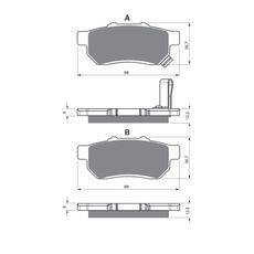 BRZDOVÉ DESTIČKY GOLDFREN 341 AD