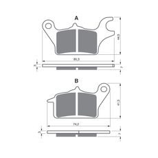 BRZDOVÉ DESTIČKY GOLDFREN 336 AD STREET