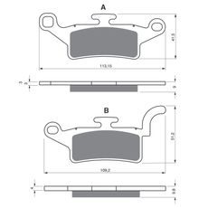 BRZDOVÉ DESTIČKY GOLDFREN 330 S3