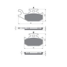 BRZDOVÉ DESTIČKY GOLDFREN 374 K5