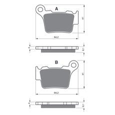 BRZDOVÉ DESTIČKY GOLDFREN 191 S3