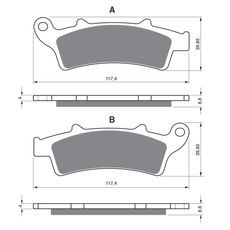 BRZDOVÉ DESTIČKY GOLDFREN 193 S3