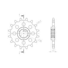 ŘETĚZOVÉ KOLEČKO SUPERSPROX CST-1581:16 16 ZUBŮ, 520