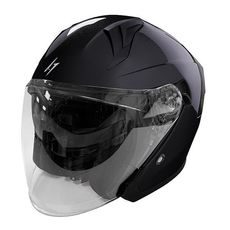 OPEN FACE HELMET STORMER RUN BLACK PEARLY XL