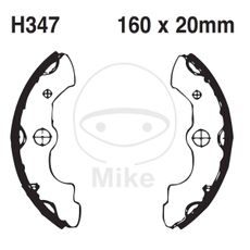 SADA BRZDOVÝCH ČELISTÍ EBC H347G DRÁŽKOVANÝ VČETNĚ PRUŽIN