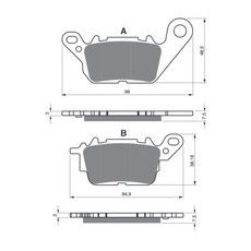 BRZDOVÉ DESTIČKY GOLDFREN 380 S33 STREET FRONT