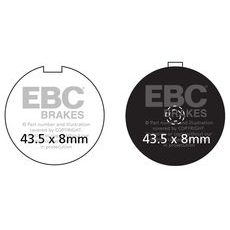 BRZDOVÉ DESTIČKY EBC FA056