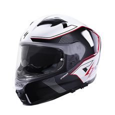 INTEGRÁLNÍ HELMA STORMER ZS-1001 TAKEN WHITE, RED, PEARLY XL