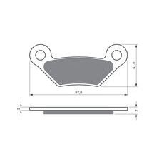 BRZDOVÉ DESTIČKY GOLDFREN 356 S3