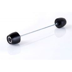 PÁDOVÉ PROTEKTORY DO OSY KOLA PUIG PHB19 22368N ČERNÝ S ŠEDOU GUMOU WITHOUT COLOR CAPS, FRONT