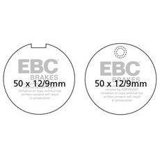 BRZDOVÉ DESTIČKY EBC FA055