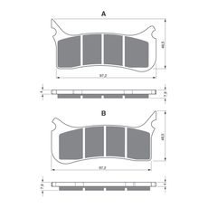 BRZDOVÉ DESTIČKY GOLDFREN 212 S3