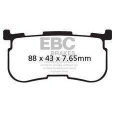 BRZDOVÉ DESTIČKY EBC FA641/4HH