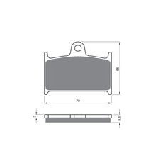 BRZDOVÉ DESTIČKY GOLDFREN 017 S33 STREET FRONT